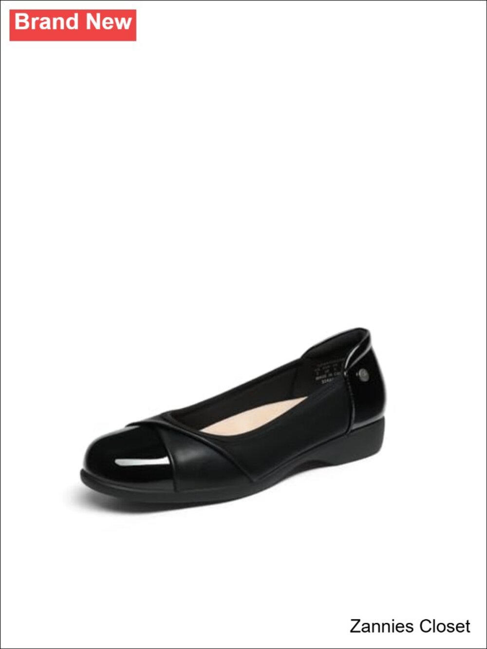 ✨ DREAM PAIRS Women's Faux Leather Arch Support Ballet Flats Work Dressy Round